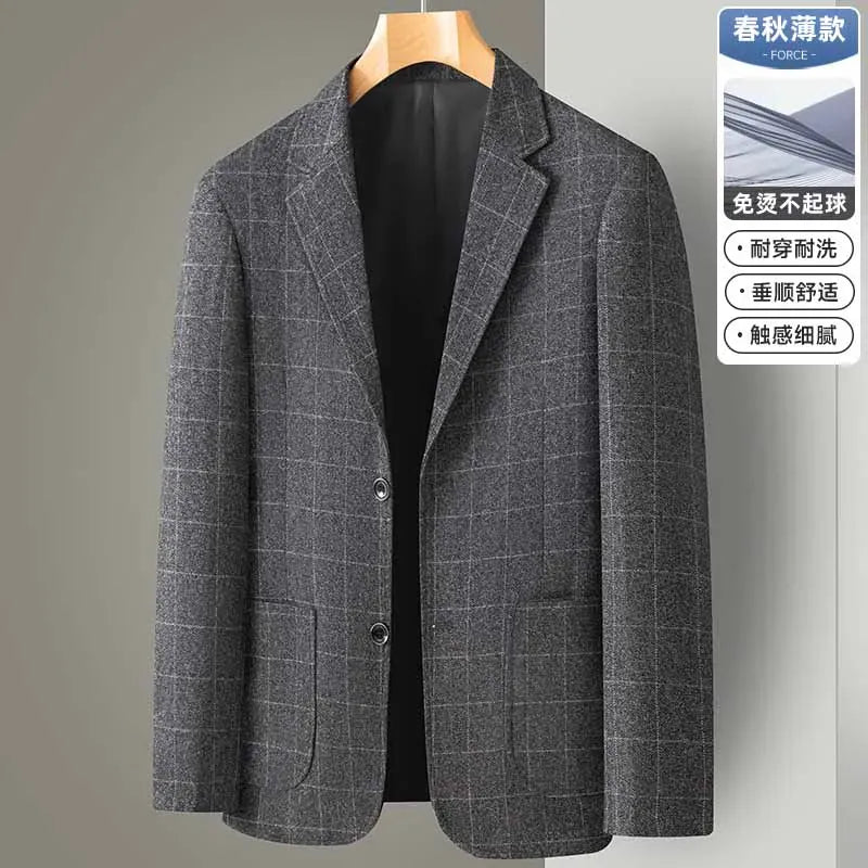 KissICON 2507 / 180-XL 70-77kg Mens British Style Business Casual Four Seasons Blazer