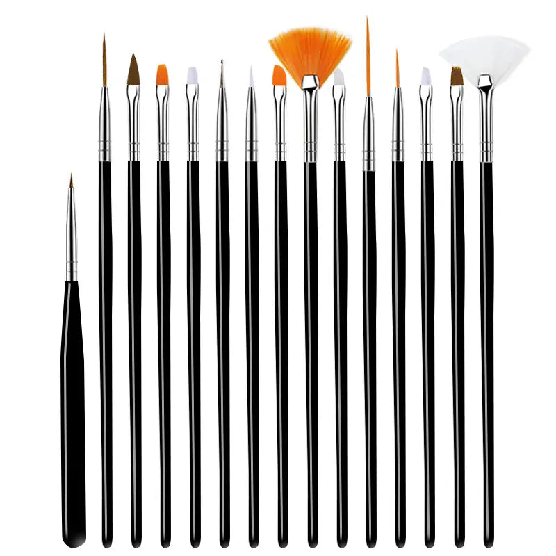 KissICON 26 KissIcon Nail Art Brush Set - Multi Tool