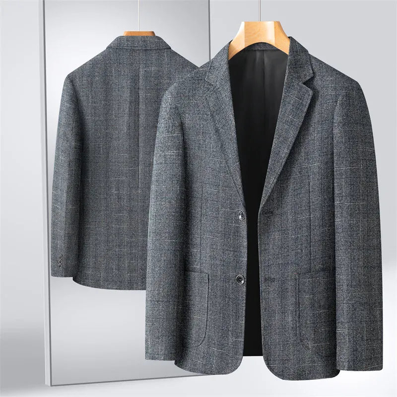 KissICON 2602 / 185-2XL 77-84kg Mens British Style Business Casual Four Seasons Blazer