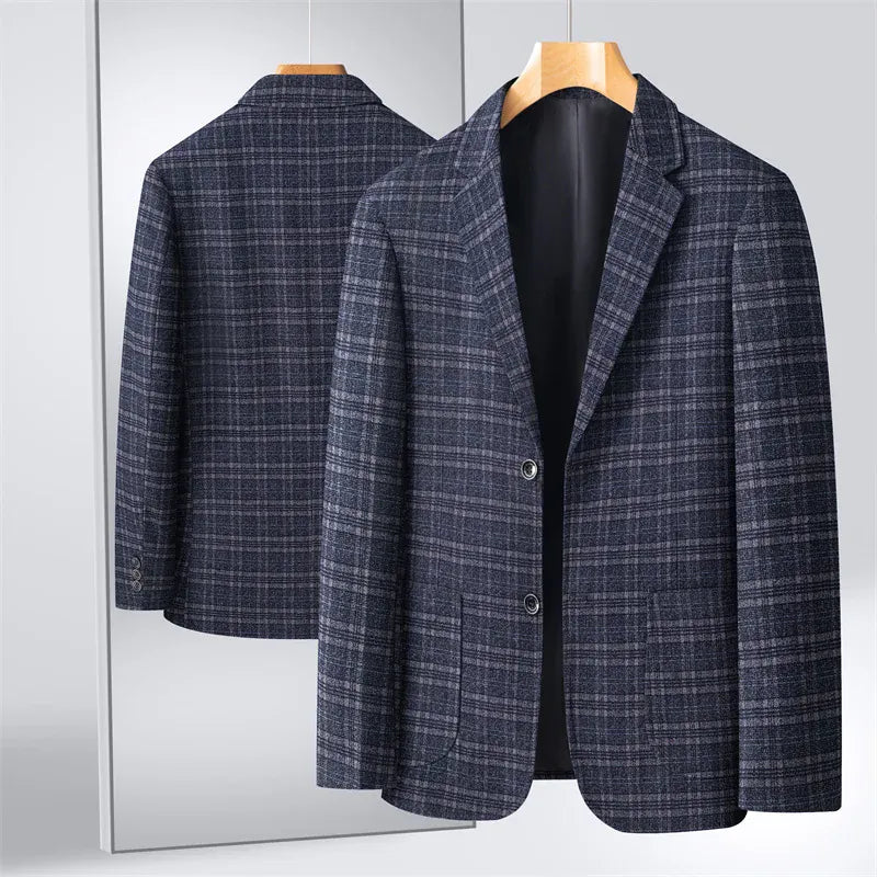 KissICON 2603 / 190-3XL 84-90kg Mens British Style Business Casual Four Seasons Blazer
