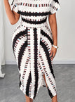 Black And White Stripes / UK 16