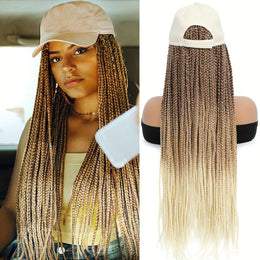 KissICON 27/613 / 24inch KissIcon Tomo Baseball Cap Wig Box Braids Ombre
