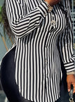Black And White Stripes / UK 16