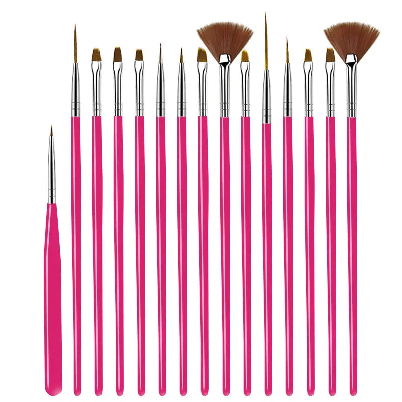 KissICON 29 KissIcon Nail Art Brush Set - Multi Tool