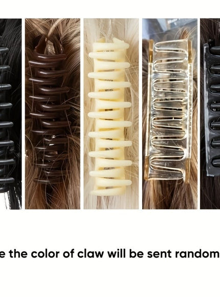 KissIcon Claw Clip Bun Hair Extensions - Bendable