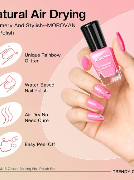 KissIcon Nail Polish Set - Quick Dry Long-Lasting