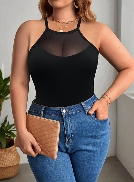 Women'S Plus Size Casual Minimalist Cami Top -