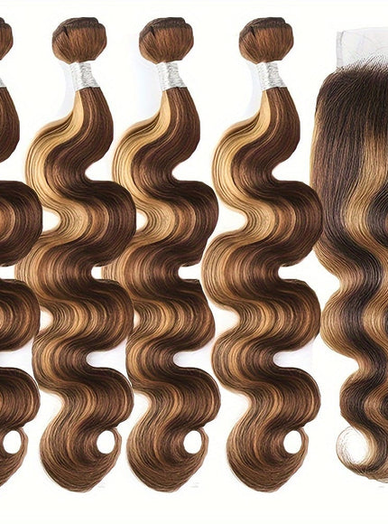 KissIcon Brazilian Remy Body Wave Extensions - Natural