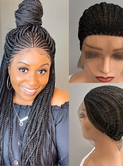 KissIcon Embroidered Full Lace Wig Cap - Crochet