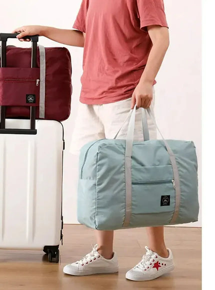 KissICON 2Pack Foldable Duffel Airline CarryOn Weekender Gym Bag