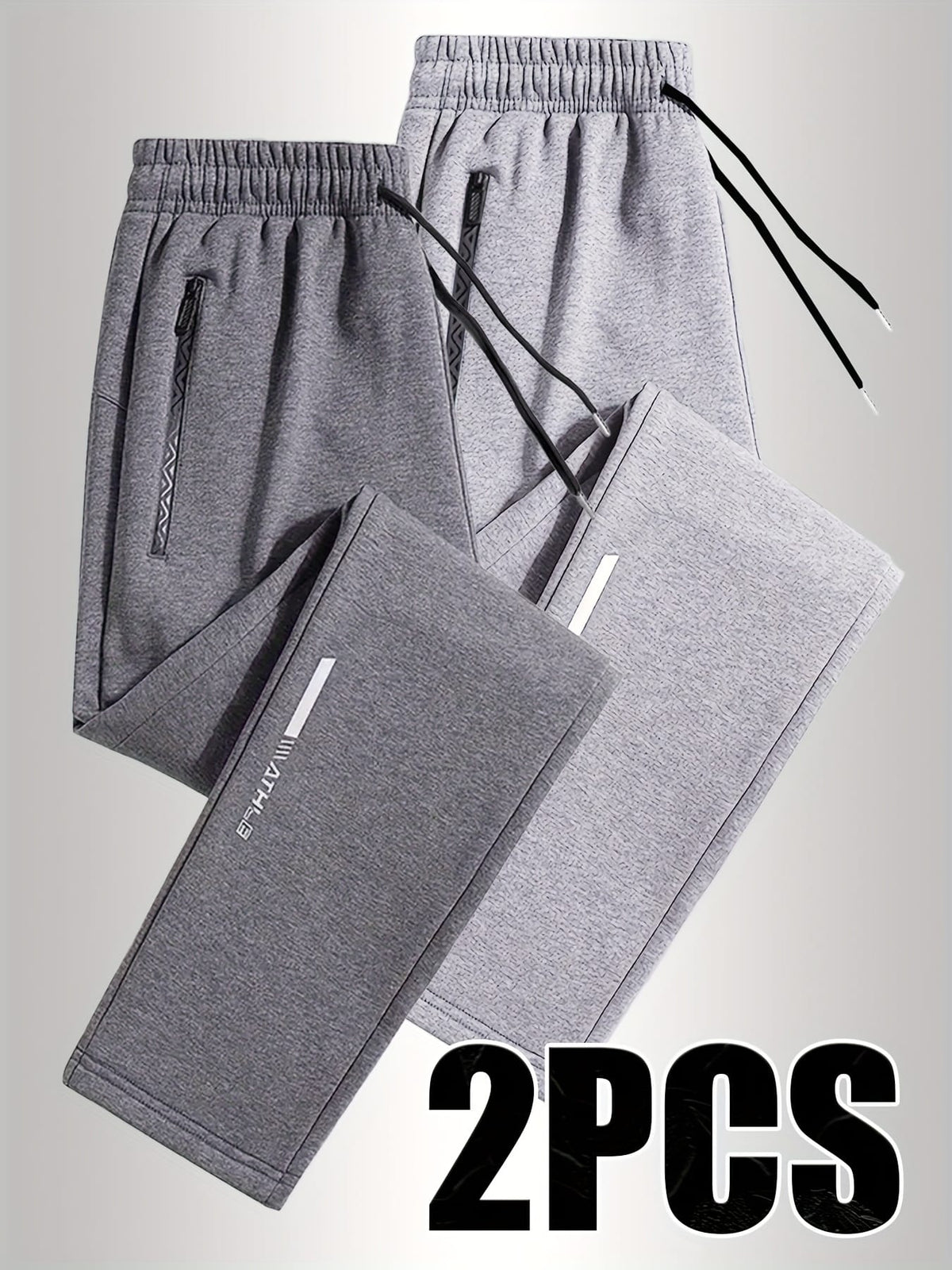 KissICON 2pc Mens Reflective Jogger Set AllSeason Outdoor Comfort