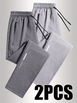 KissICON 2pc Mens Reflective Jogger Set AllSeason Outdoor Comfort