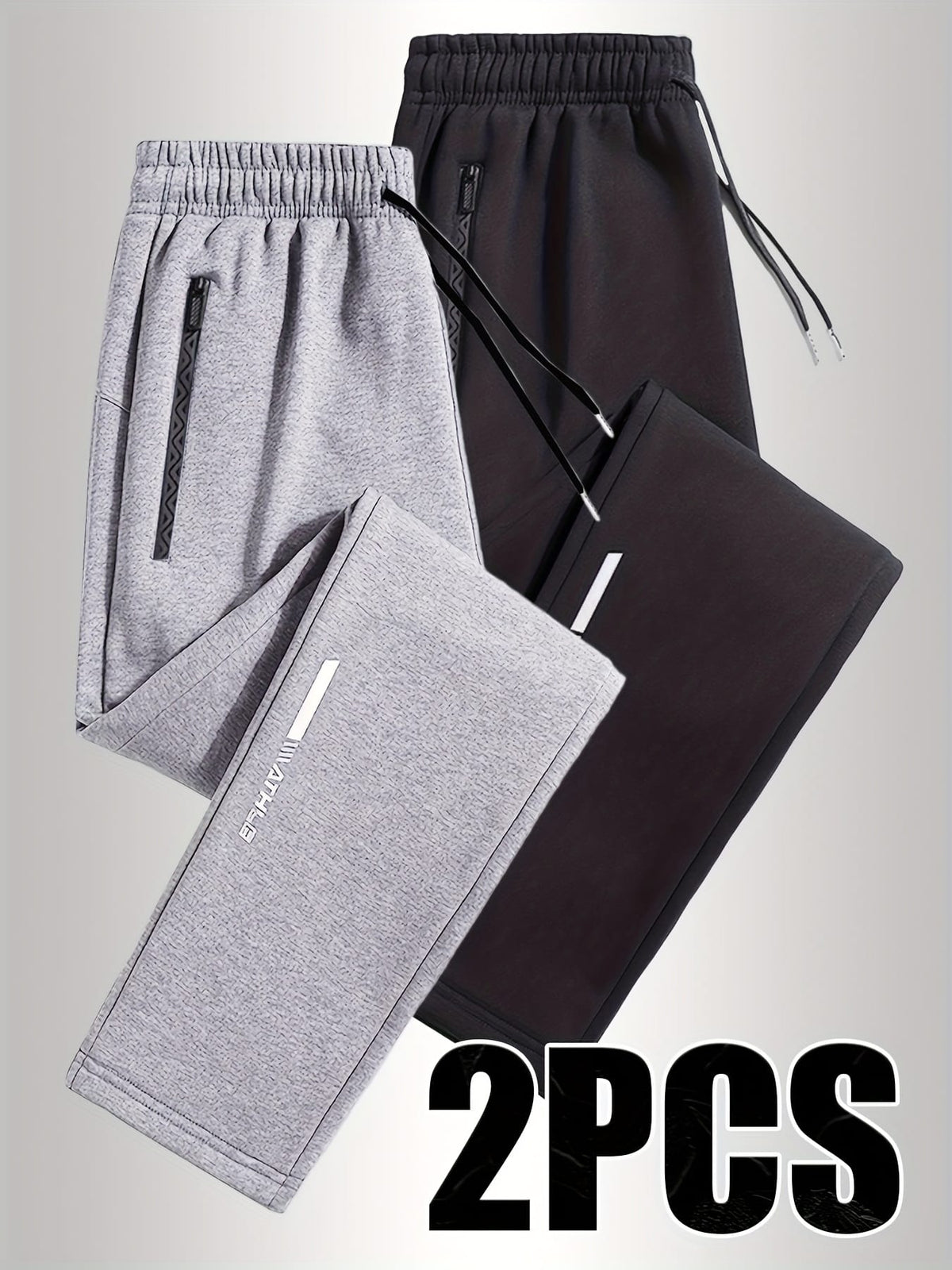 KissICON 2pc Mens Reflective Jogger Set AllSeason Outdoor Comfort