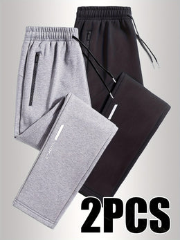 KissICON 2pc Mens Reflective Jogger Set AllSeason Outdoor Comfort