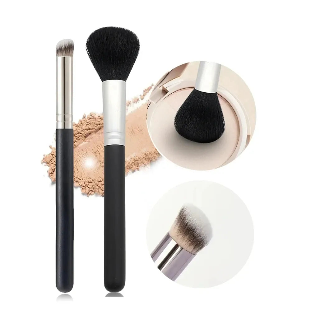 KissICON 2pcs 1 KissIcon All In One Makeup Brush - Versatile