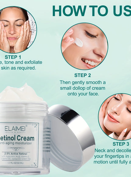 KissICON 2pcs / 100ml/3.4Oz KissIcon Elaimei Retinol Cream Duo - Deep Hydration
