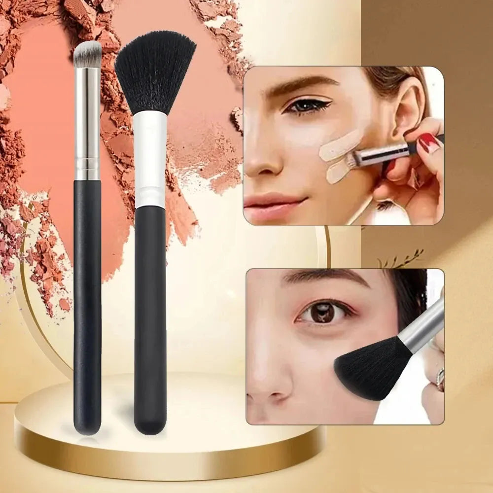 KissICON 2pcs 2 KissIcon All In One Makeup Brush - Versatile
