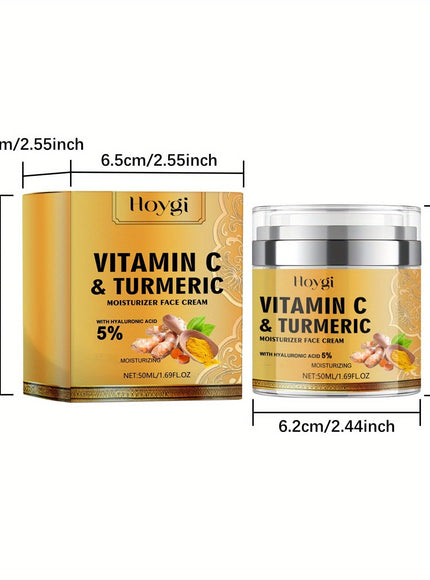 KissICON 2pcs (50g*2) KissIcon Turmeric Vitamin C Face Cream - Deep