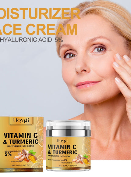 KissICON 2pcs (50g*2) KissIcon Turmeric Vitamin C Face Cream - Deep