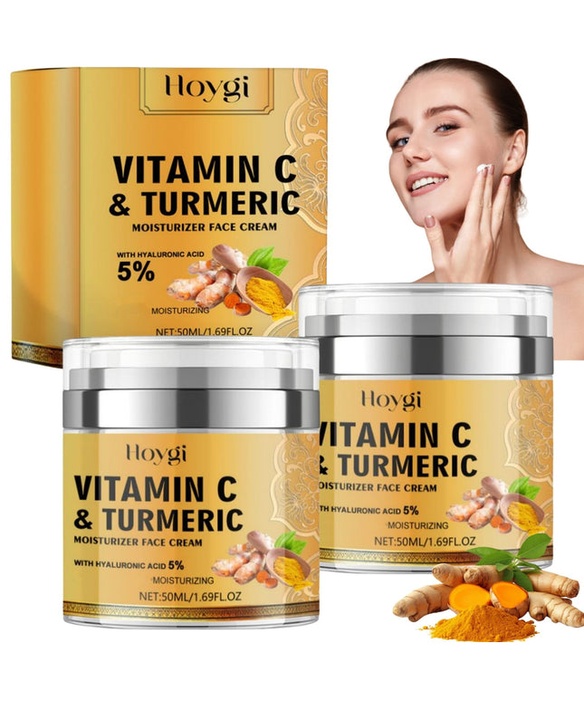 KissICON 2pcs (50g*2) KissIcon Turmeric Vitamin C Face Cream - Deep