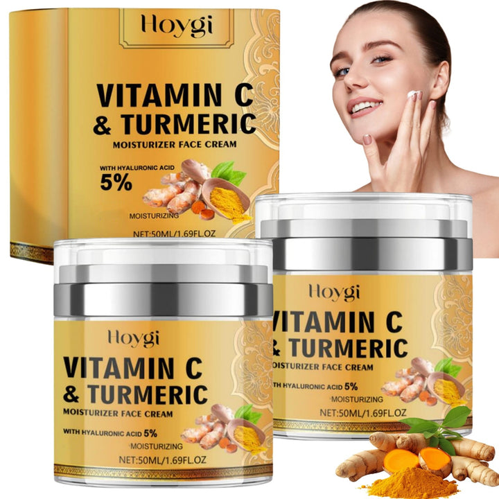KissIcon Turmeric Vitamin C Face Cream - Deep