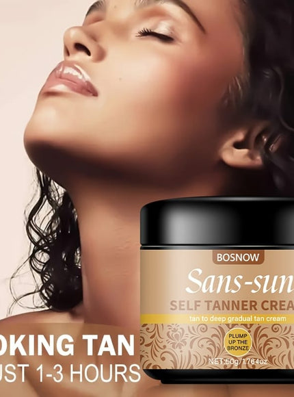 KissICON 2pcs Bosnow Sanssun Streakfree Bronze 7day Lasting
