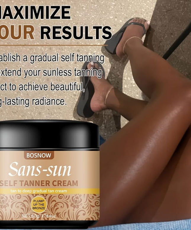 KissICON 2pcs Bosnow Sanssun Streakfree Bronze 7day Lasting