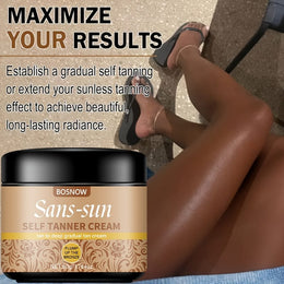 KissICON 2pcs Bosnow Sanssun Streakfree Bronze 7day Lasting