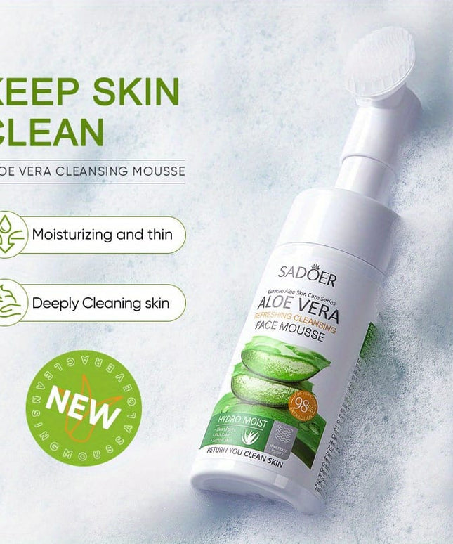 KissICON 2pcs Gentle Aloe Vera Oil Control Mousse