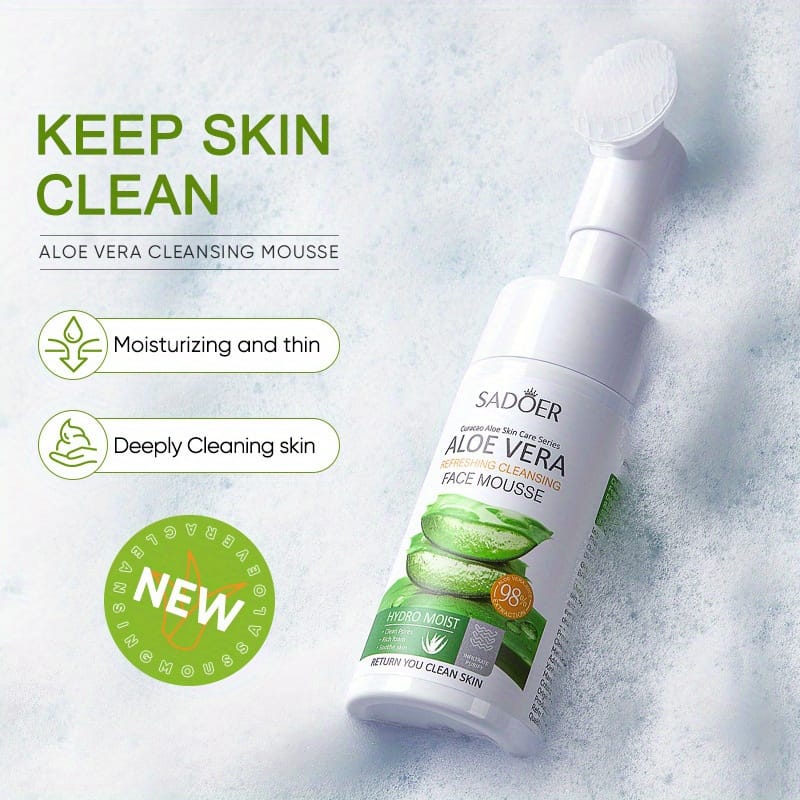 KissICON 2pcs Gentle Aloe Vera Oil Control Mousse