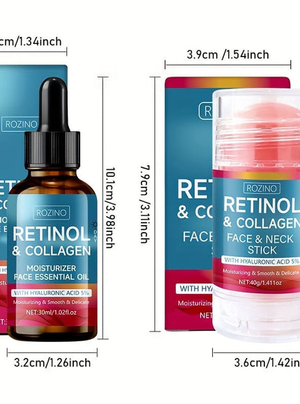 KissICON 2pcs KissIcon 2Pc Retinol Neck Cream Collagen Oil -