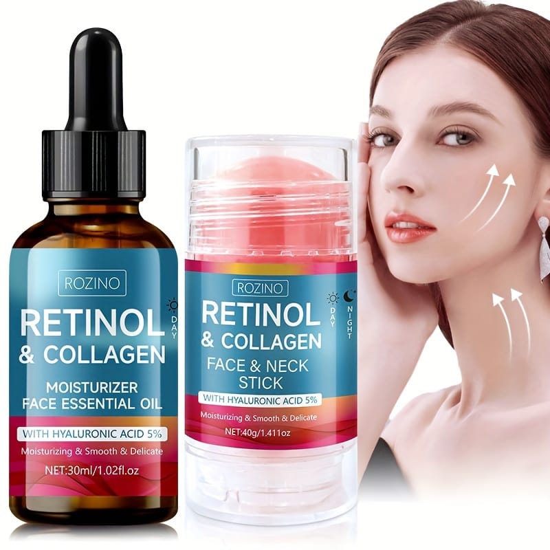 KissICON 2pcs KissIcon 2Pc Retinol Neck Cream Collagen Oil -