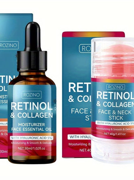 KissICON 2pcs KissIcon 2Pc Retinol Neck Cream Collagen Oil -