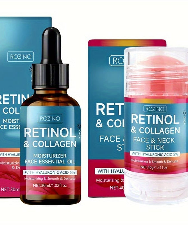 KissICON 2pcs KissIcon 2Pc Retinol Neck Cream Collagen Oil -