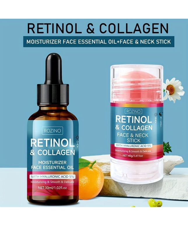KissICON 2pcs KissIcon 2Pc Retinol Neck Cream Collagen Oil -