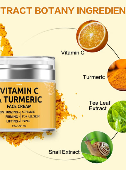 KissICON 2pcs KissIcon Turmeric Face Cream Duo - Moisturizing Lifts