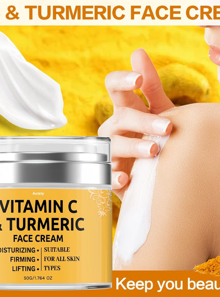 KissICON 2pcs KissIcon Turmeric Face Cream Duo - Moisturizing Lifts