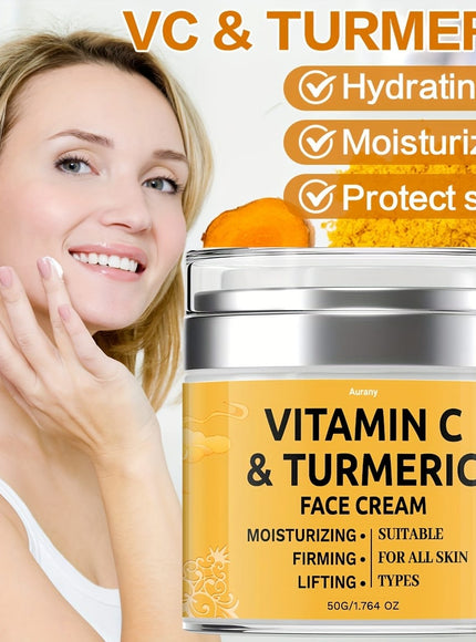 KissICON 2pcs KissIcon Turmeric Face Cream Duo - Moisturizing Lifts