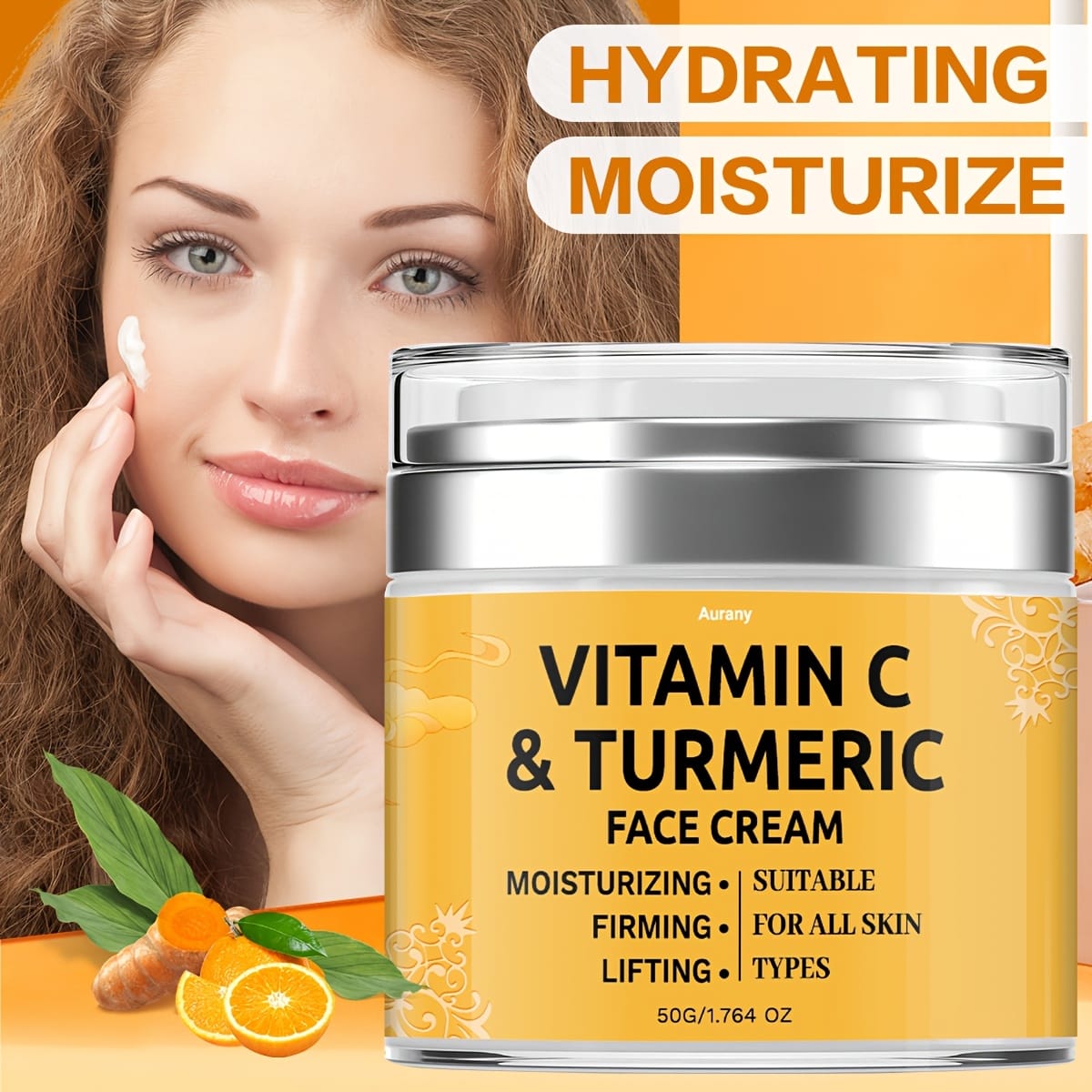 KissICON 2pcs KissIcon Turmeric Face Cream Duo - Moisturizing Lifts