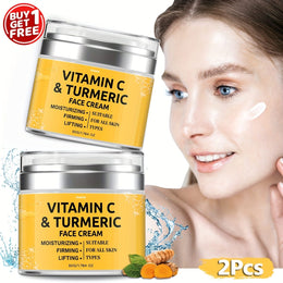 KissICON 2pcs KissIcon Turmeric Face Cream Duo - Moisturizing Lifts