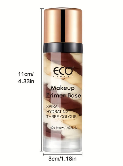 KissICON 2pcs Makeup Primer Base Brightening Makeup Primer Duo Glow Moisturize