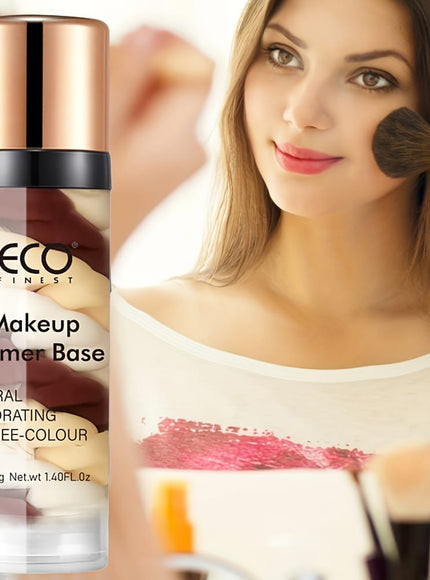 KissICON 2pcs Makeup Primer Base Brightening Makeup Primer Duo Glow Moisturize