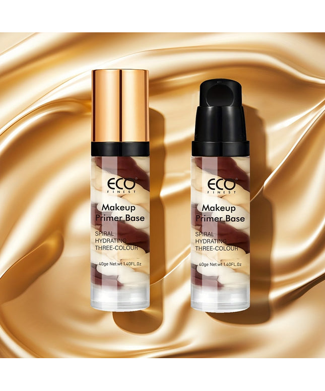 jkthpu-45 2pcs Makeup Primer Base KissIcon Brightening Makeup Primer Duo 40g Moisturizing