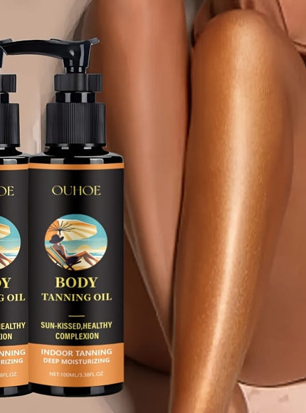 KissICON 2pcs Ouhoe 2pk Coconut Tanning Oil Natural