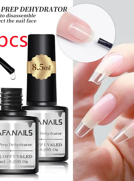 KissICON 2pcs PREP DEHYDRATOR KissIcon Gel Base Top Coat Set 8.5ml -
