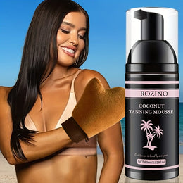 KissICON 2pcs Rozino Coconut Tanning Mousse Flawless Sunless