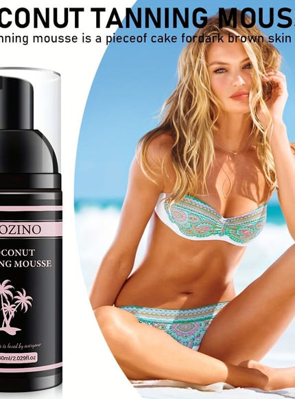 KissICON 2pcs Rozino Coconut Tanning Mousse Flawless Sunless