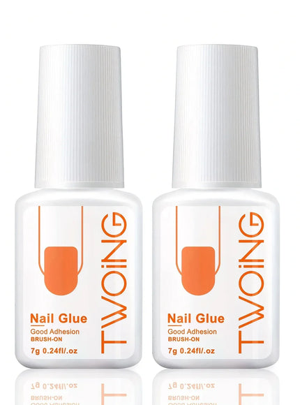 KissICON 2pcs Super Strong Nail Glue 7G For False Nails