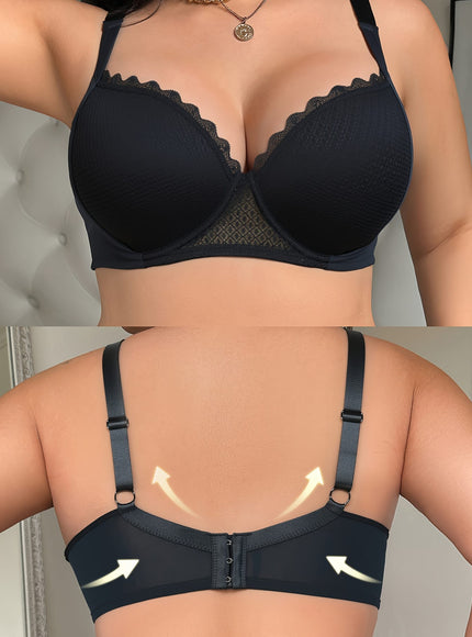 KissICON 2pcs Women's Curve Lace Bras – Underwire