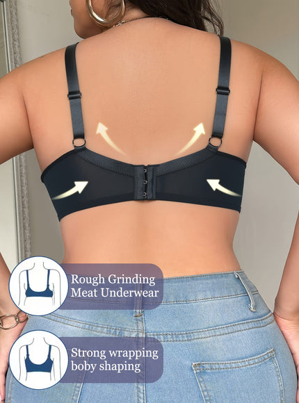 KissICON 2pcs Women's Curve Lace Bras – Underwire